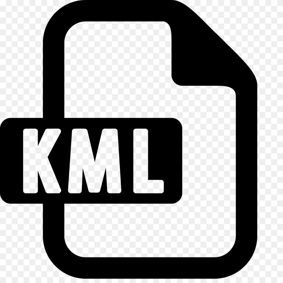 Kml Icon, Gray Free Png Download