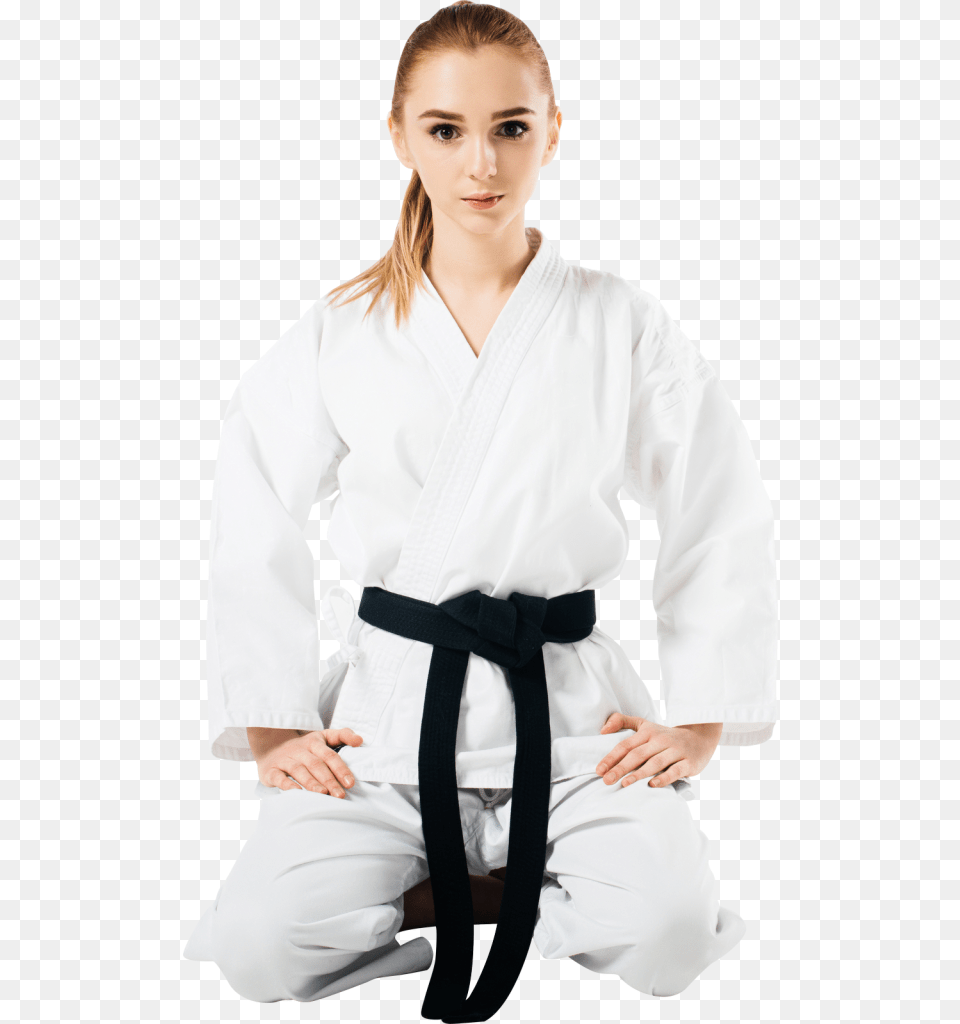 Kn Zjllw Karate, Adult, Person, Woman, Female Free Transparent Png