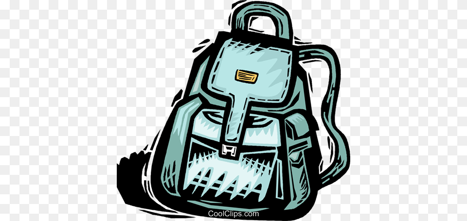 Knapsack Royalty Vector Clip Art Illustration, Backpack, Bag, Ammunition, Grenade Free Png