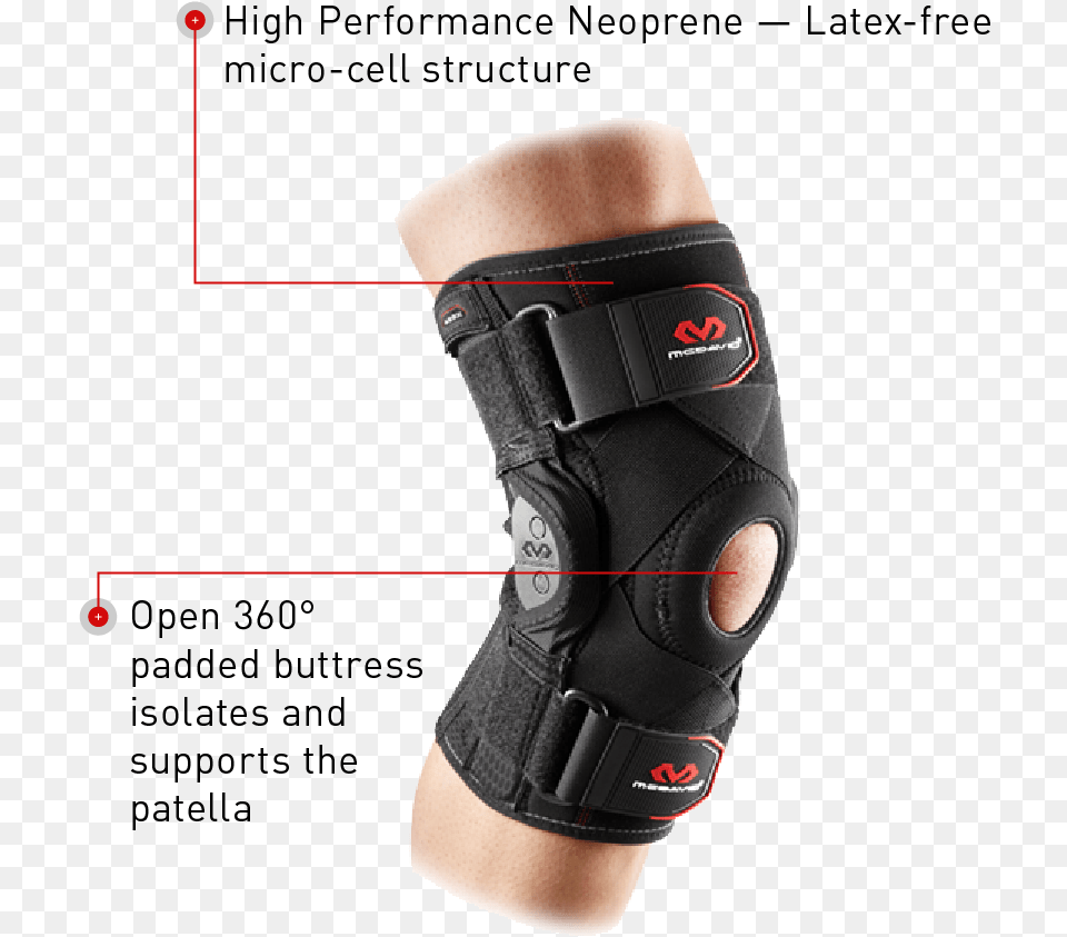 Knee Brace W Polycentric Hinges Amp Cross Strapsclass Mcdavid 429x Hinged Knee Brace, Person, Clothing, Footwear, Shoe Free Png Download