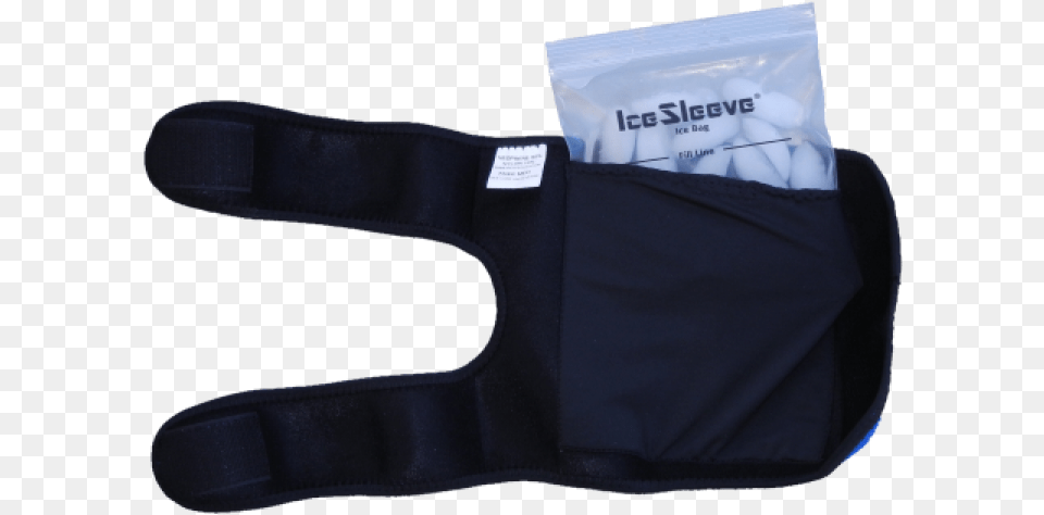 Knee Icehot Wrap Icesleeve Sock, Clothing, Glove, Cushion, Home Decor Free Png Download