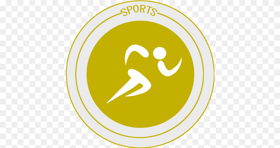 Knee Pain Guru Circle, Gold, Logo, Disk Png