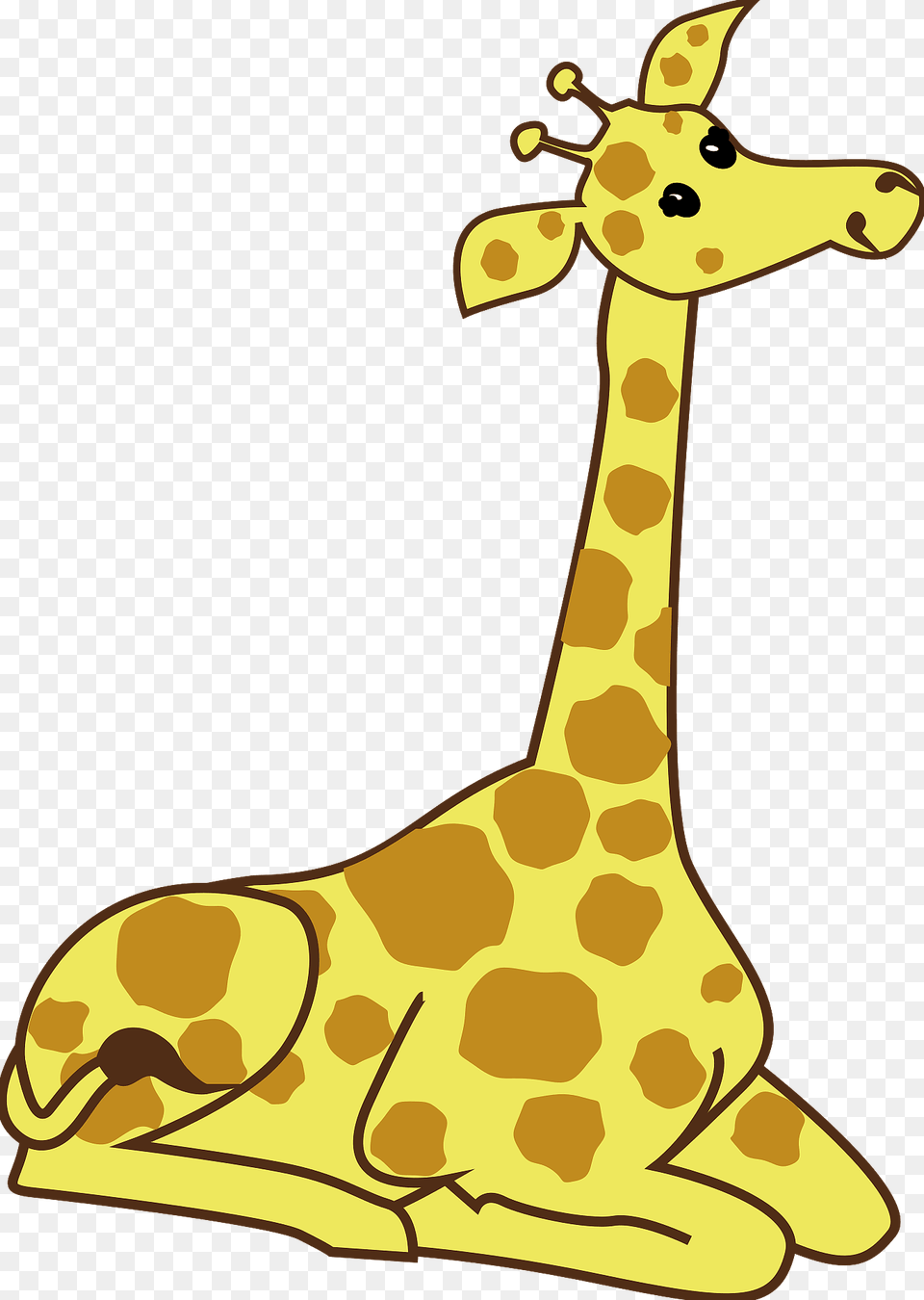 Kneeling Giraffe Clipart, Animal, Mammal, Wildlife, Kangaroo Free Png Download