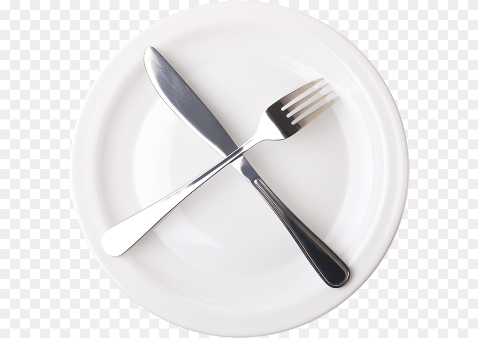Knife, Cutlery, Fork, Plate Free Png