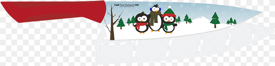 Knife Amp Sheath Holiday Cartoon, Animal, Bird, Penguin, Outdoors Free Png