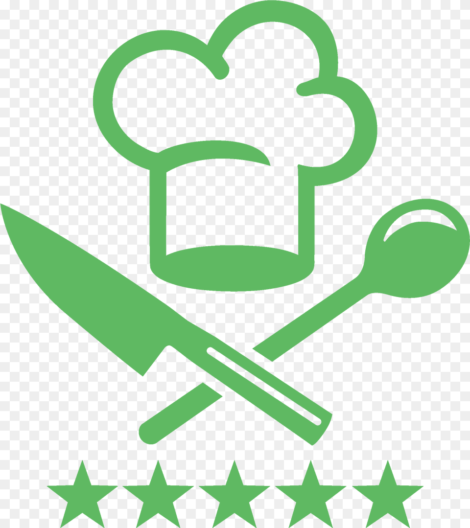 Knife And Chef S Hat Download Chef Black And White Clipart, Weapon Png Image