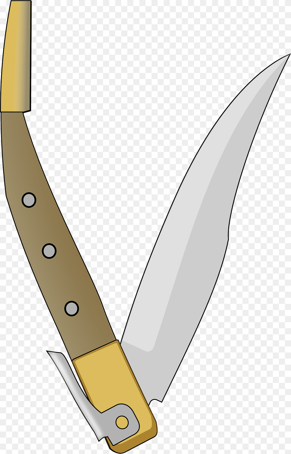 Knife Clipart, Blade, Weapon, Dagger Png Image