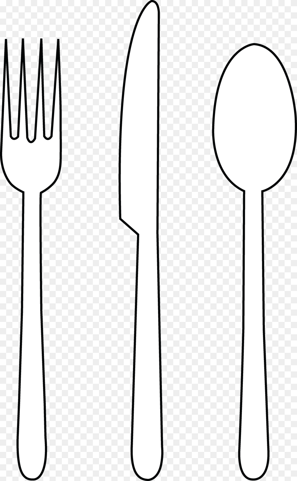 Knife Clipart Coloring, Cutlery, Fork, Spoon Png Image