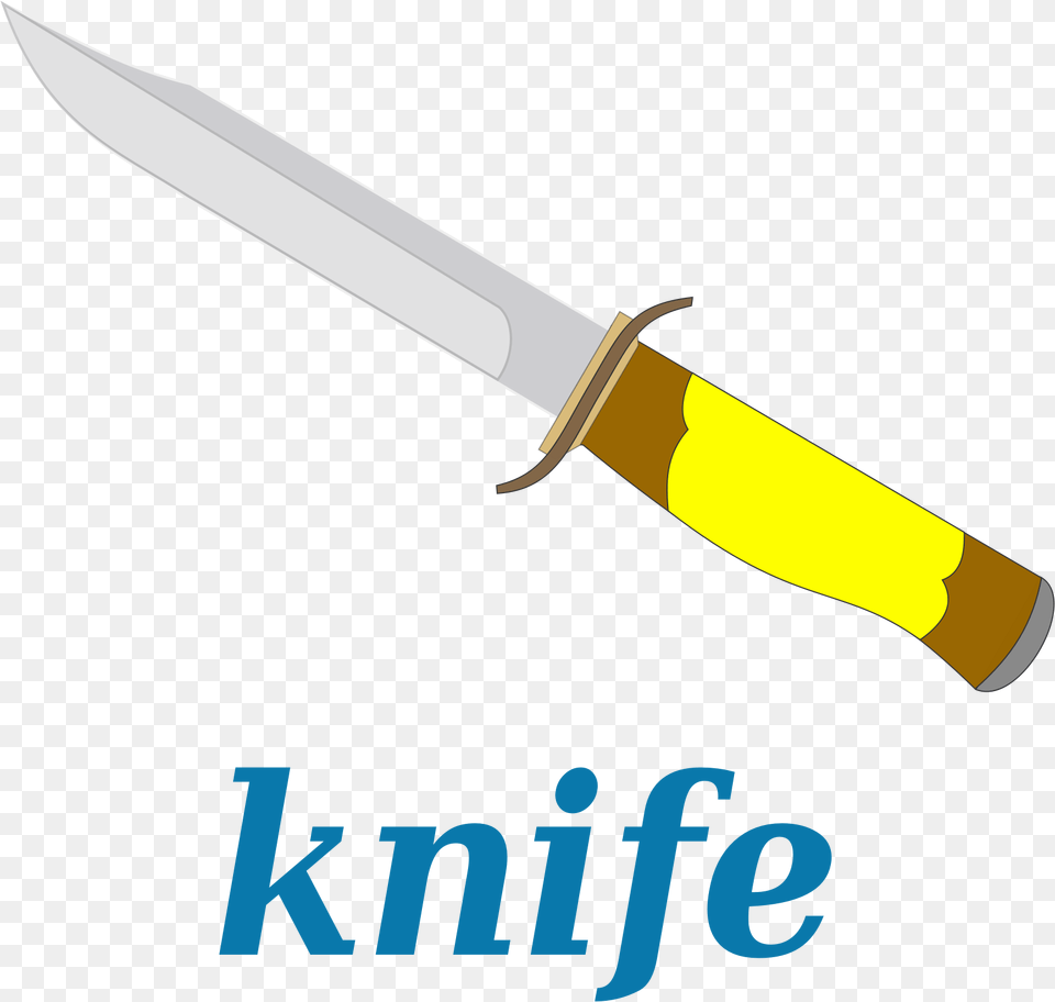 Knife Clipart Dagger Utility Knife, Blade, Weapon Png Image