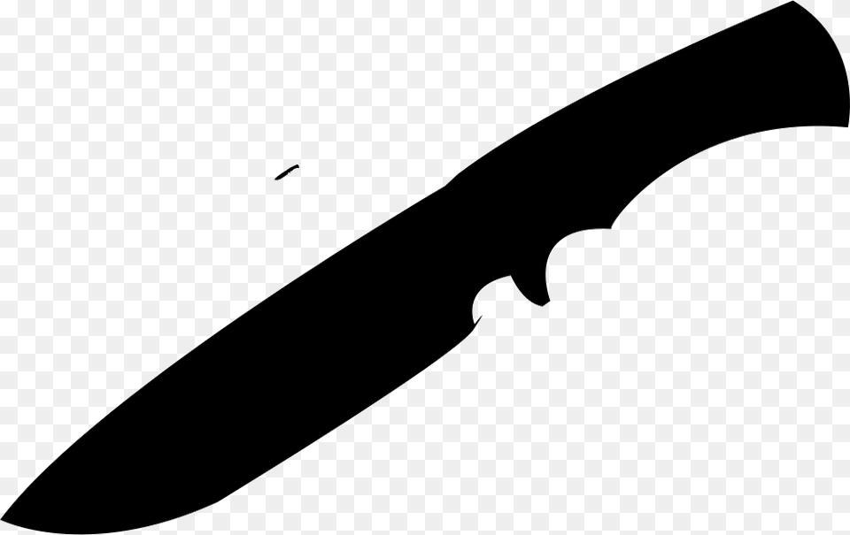 Knife Comments Silhouette Knife Clip Art, Blade, Dagger, Weapon Free Png Download