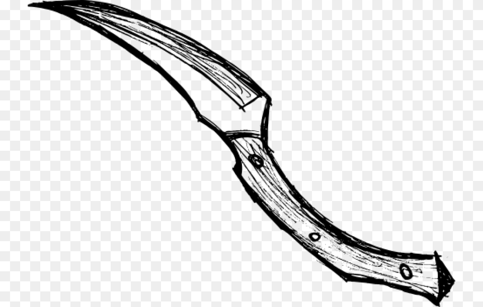 Knife Drawing, Sword, Weapon, Blade, Dagger Free Png