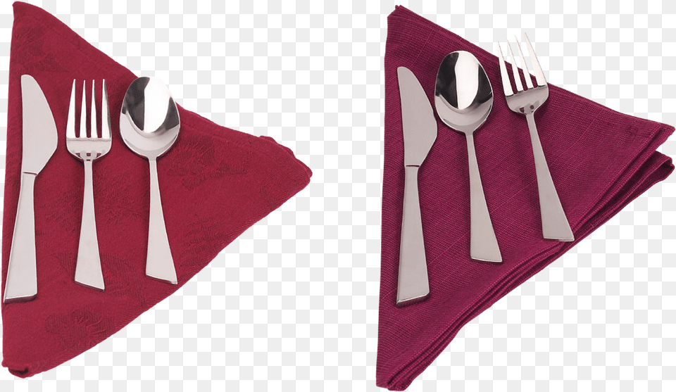 Knife Fork And Spoon Napkin With Silverware, Cutlery Png Image