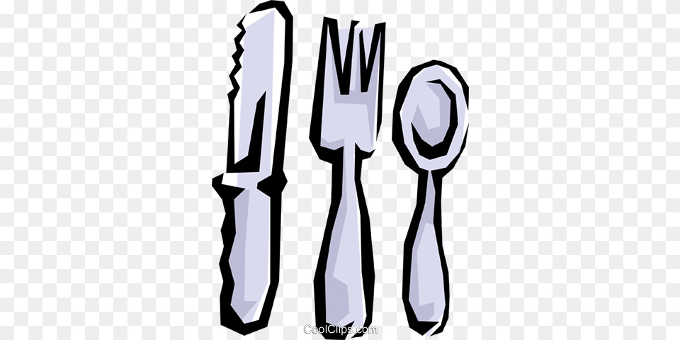 Knife Fork Spoon Royalty Vector Clip Art Illustration, Cutlery, Person Free Png