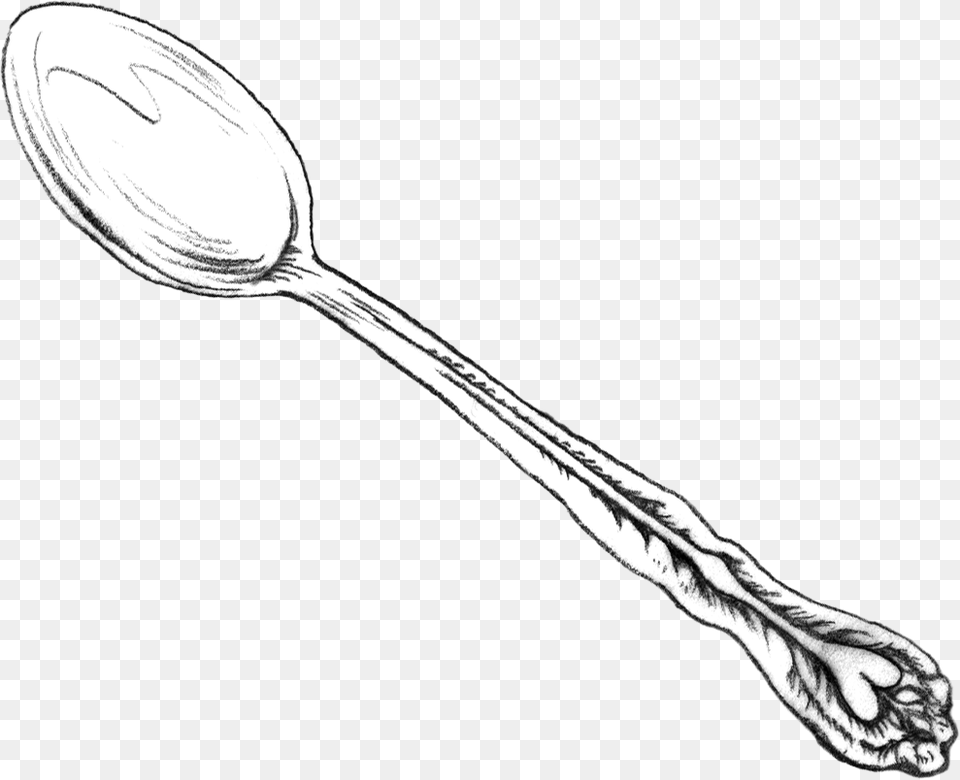 Knife Fork Transprent Spoon Black And White, Cutlery, Blade, Dagger, Weapon Free Png