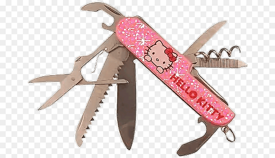 Knife Hellokitty Pink Hello Kitty Gore Blade Hello Kitty Blade, Dagger, Weapon, Device Png