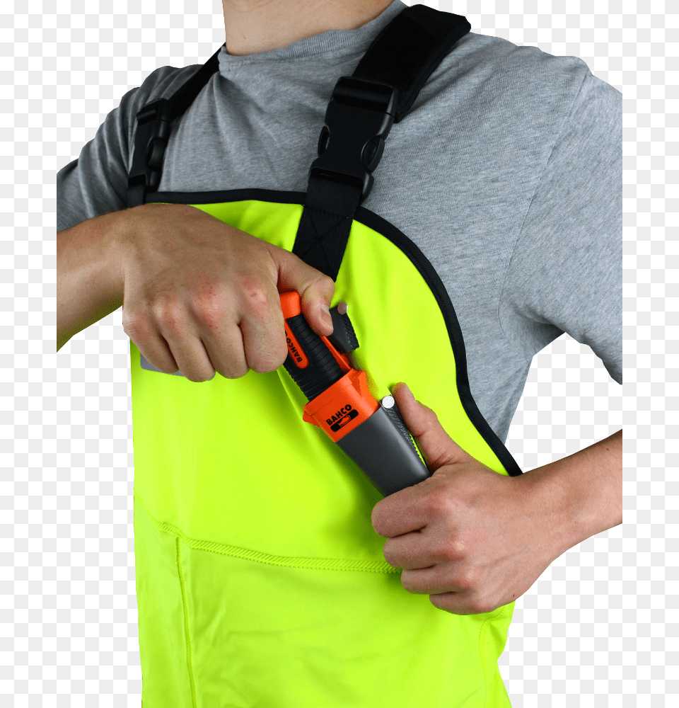 Knife Holder Bib Lifejacket, Device, Screwdriver, Tool, Clothing Png Image