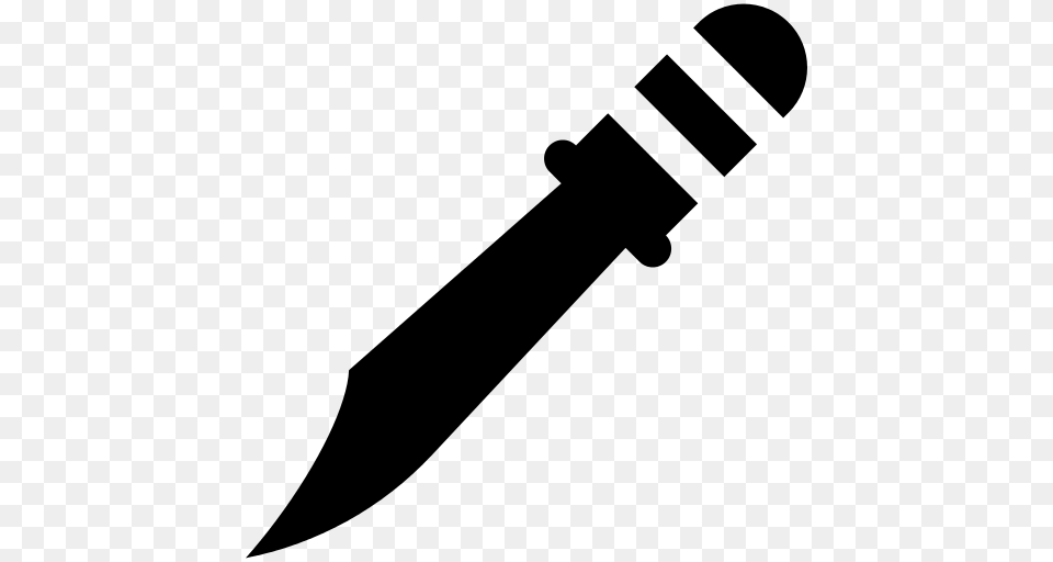 Knife Icon, Gray Png