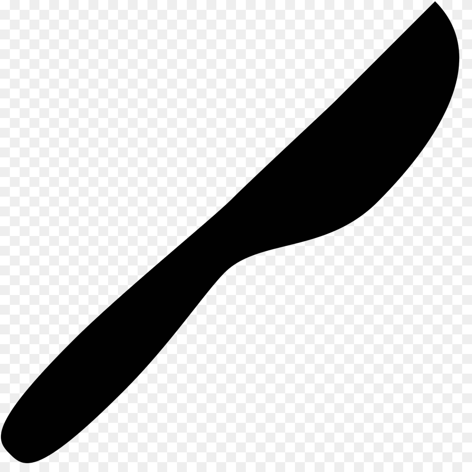 Knife Icon, Gray Png