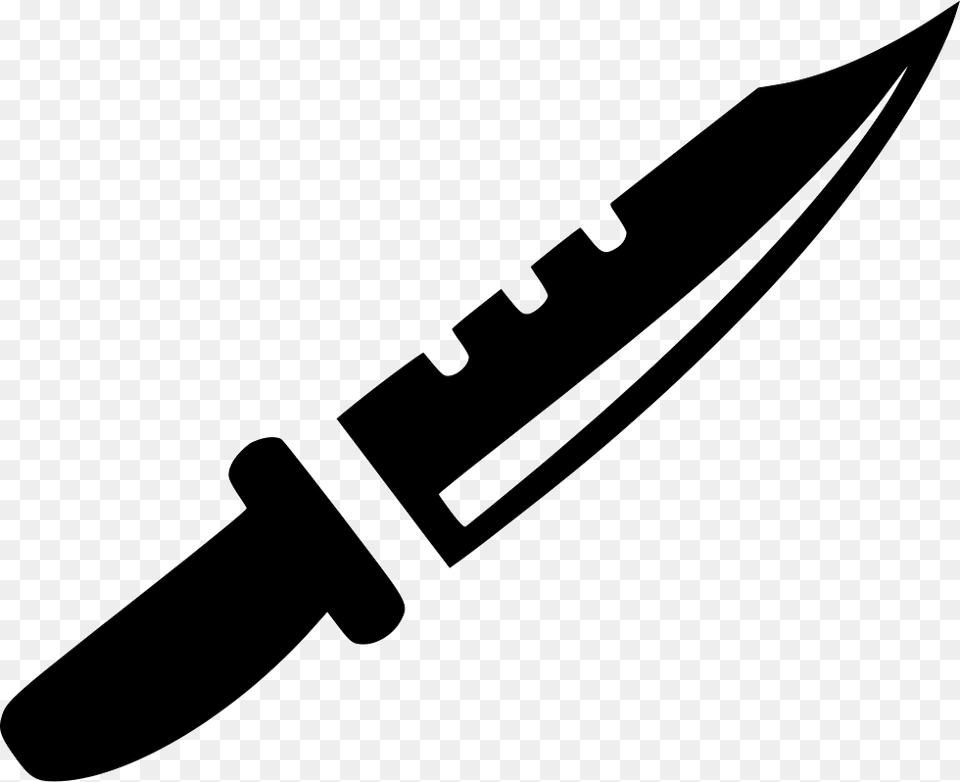 Knife Knife Black And White, Blade, Dagger, Weapon Free Png Download