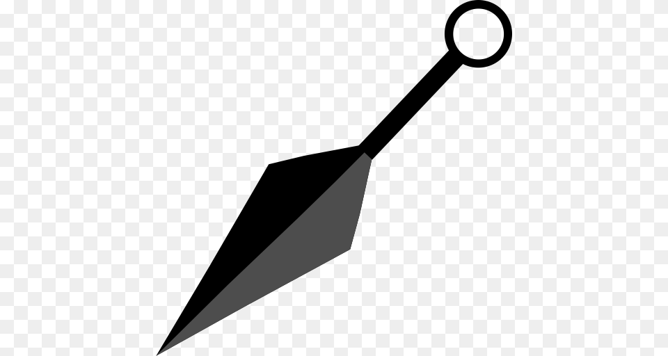 Knife Kun Ninja Samurai Icon, Triangle, Blade, Dagger, Weapon Png