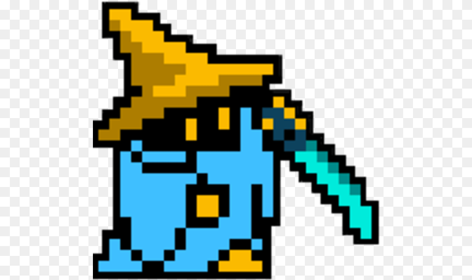 Knife To Meet You Final Fantasy Retro Black Mage Png