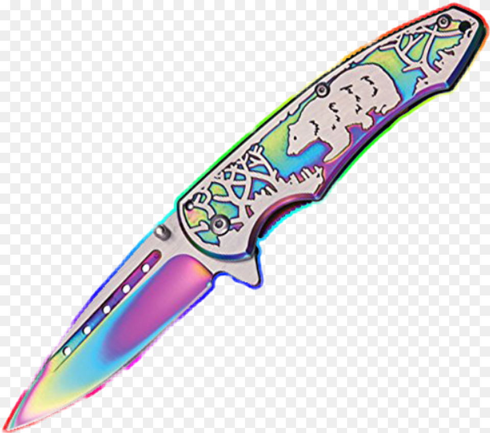Knife Tumblr Aesthetic Knife, Blade, Dagger, Weapon Png Image