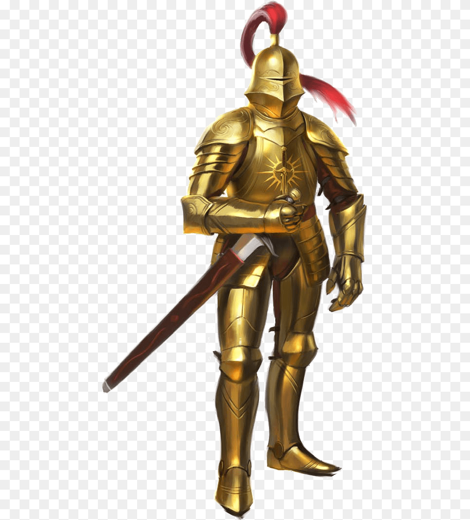 Knight Armour Token Rpg Download Gold Knight Armor, Person Png