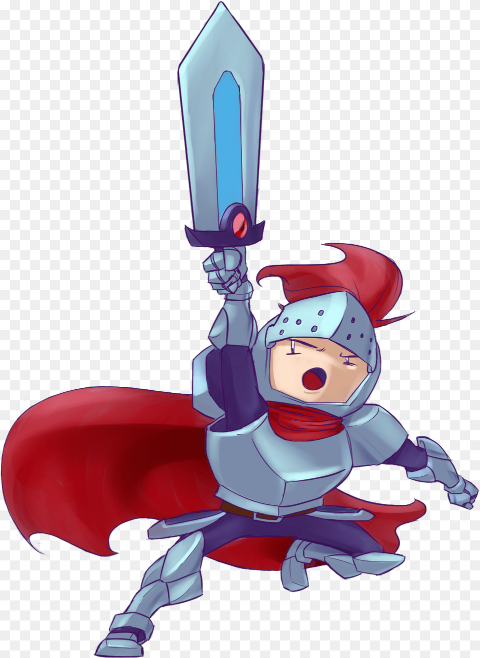 Knight Artwork Rogue Legacy Hero, Book, Comics, Publication, Weapon Free Png Download