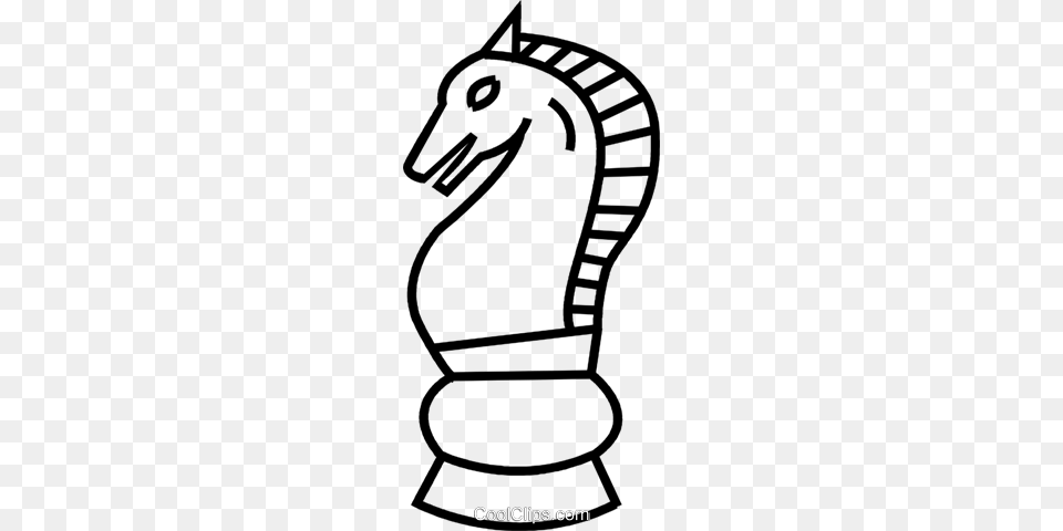 Knight Chess Piece Royalty Vector Clip Art Illustration, Animal, Smoke Pipe, Bird, Waterfowl Free Transparent Png