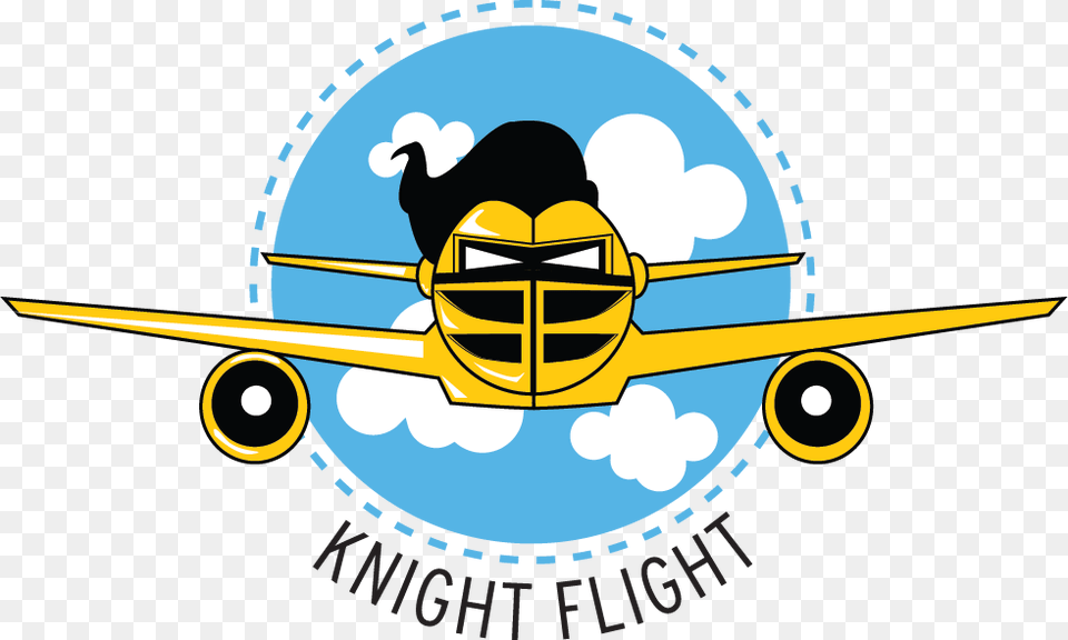 Knight Flight, Logo, Aircraft, Airplane, Transportation Free Transparent Png