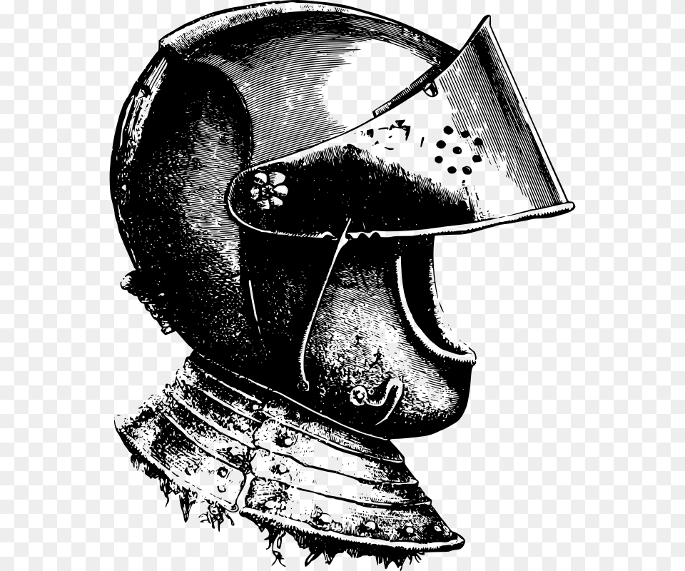 Knight Helmet, Gray Png Image