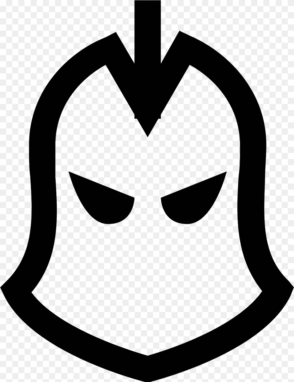 Knight Helmet Icon Icon, Gray Free Png