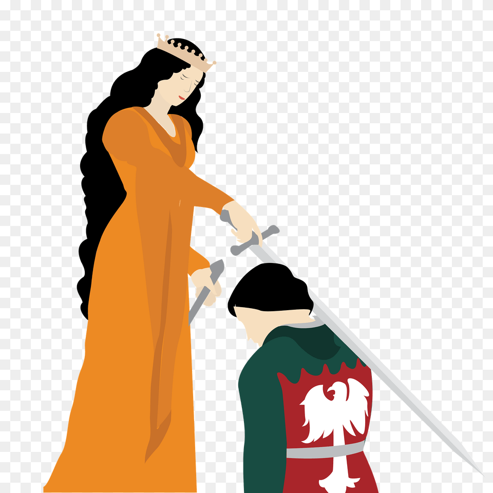 Knight Hood Clipart, Weapon, Sword, Clothing, Dress Free Transparent Png