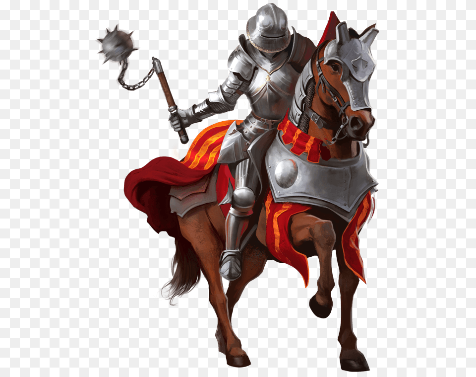 Knight Horse Lords And Knights Units, Person, Animal, Mammal, Armor Png