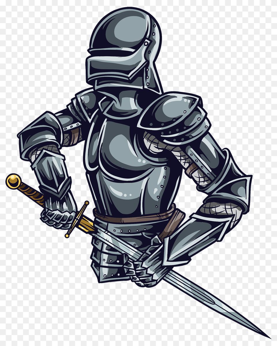 Knight In Armor Clipart, Device, Grass, Lawn, Lawn Mower Png Image