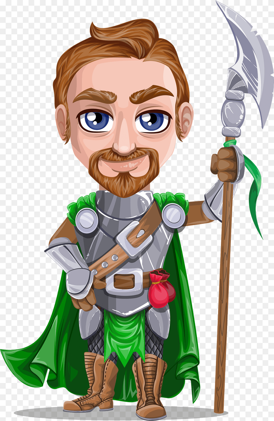 Knight In Armor Is Holding A Battle Axe Clipart, Baby, Person, Face, Head Png