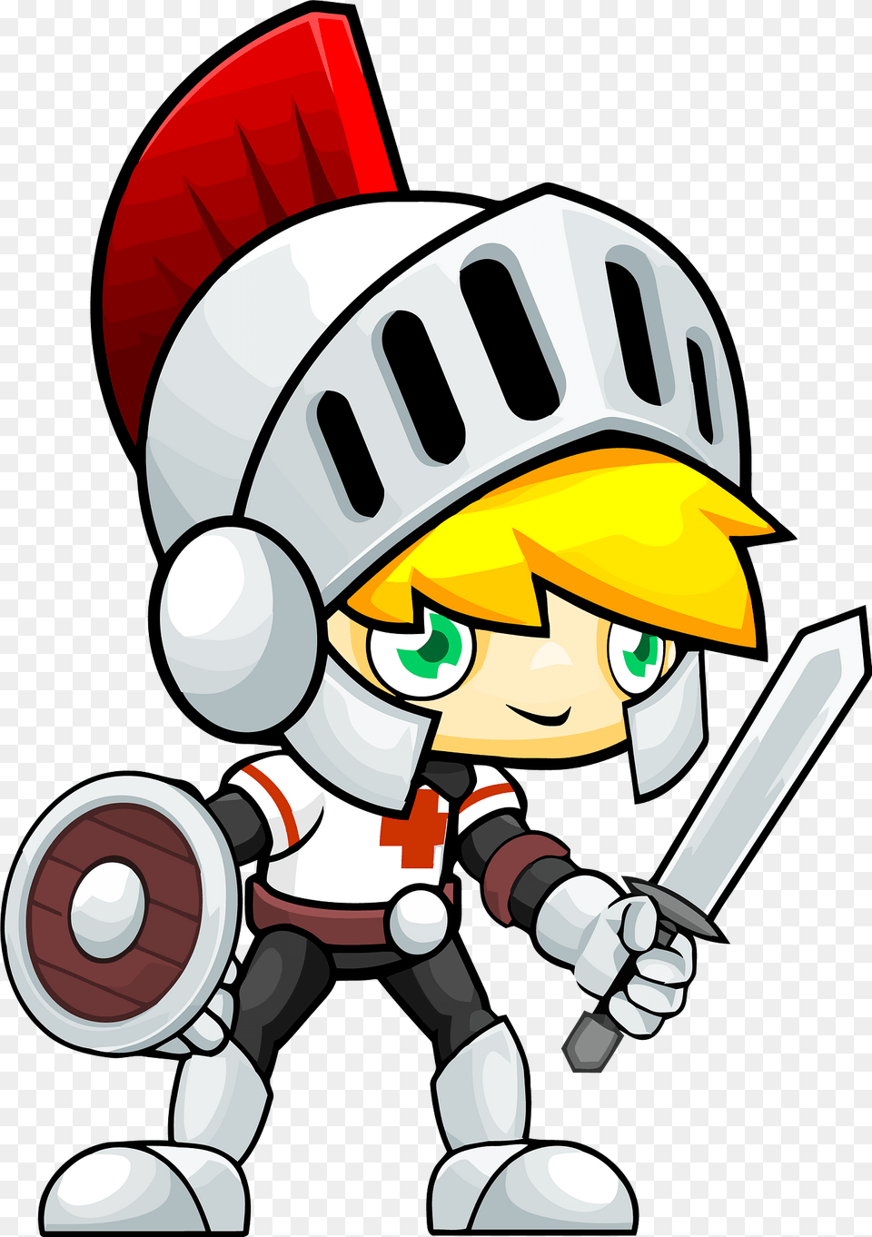 Knight Kid Clipart, Publication, Book, Comics, Weapon Free Png Download