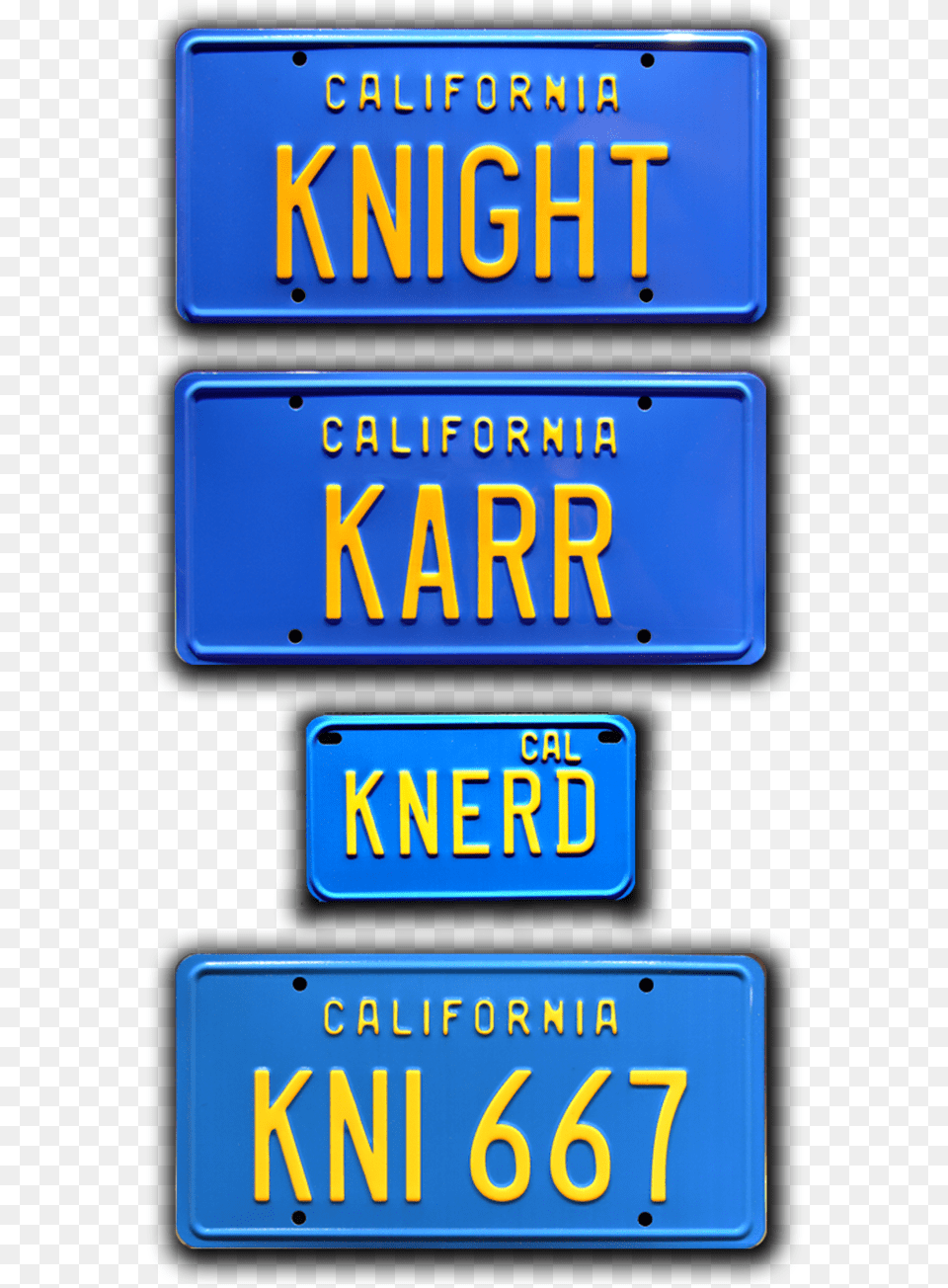 Knight Rider Karr License Plate, License Plate, Transportation, Vehicle, Text Png Image