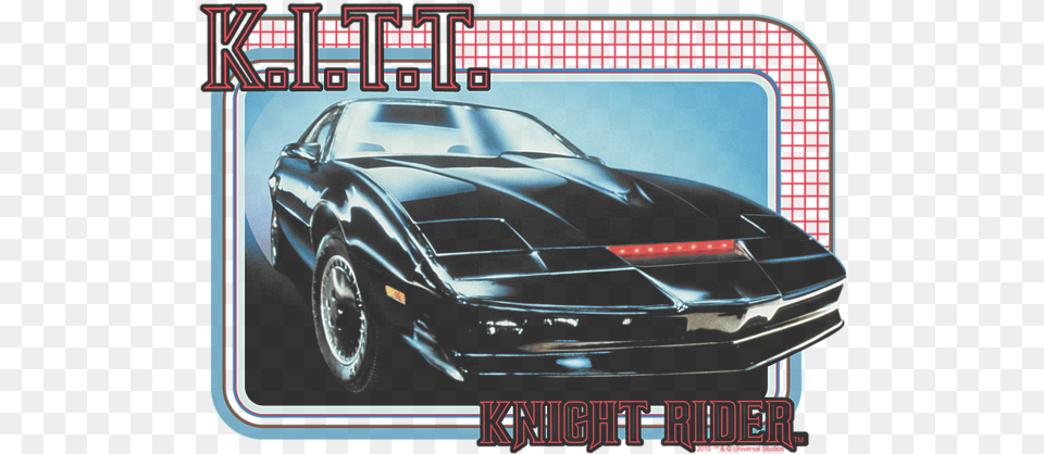 Knight Rider Kitt Tshirt Kit Car Knight Rider, Wheel, Vehicle, Transportation, Sports Car Png Image