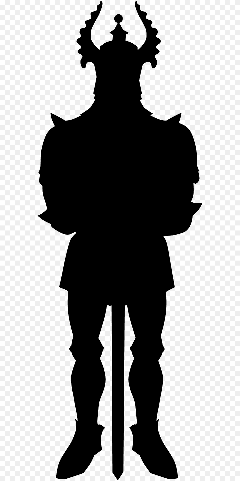 Knight Silhouette, Adult, Male, Man, Person Free Transparent Png