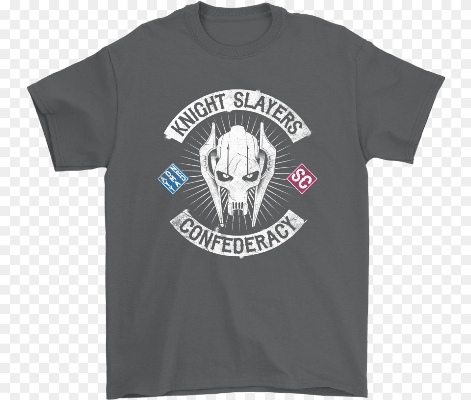 Knight Slayers Confederacy General Grievous Star Wars Shirts Unisex, Clothing, Shirt, T-shirt, Adult Png Image