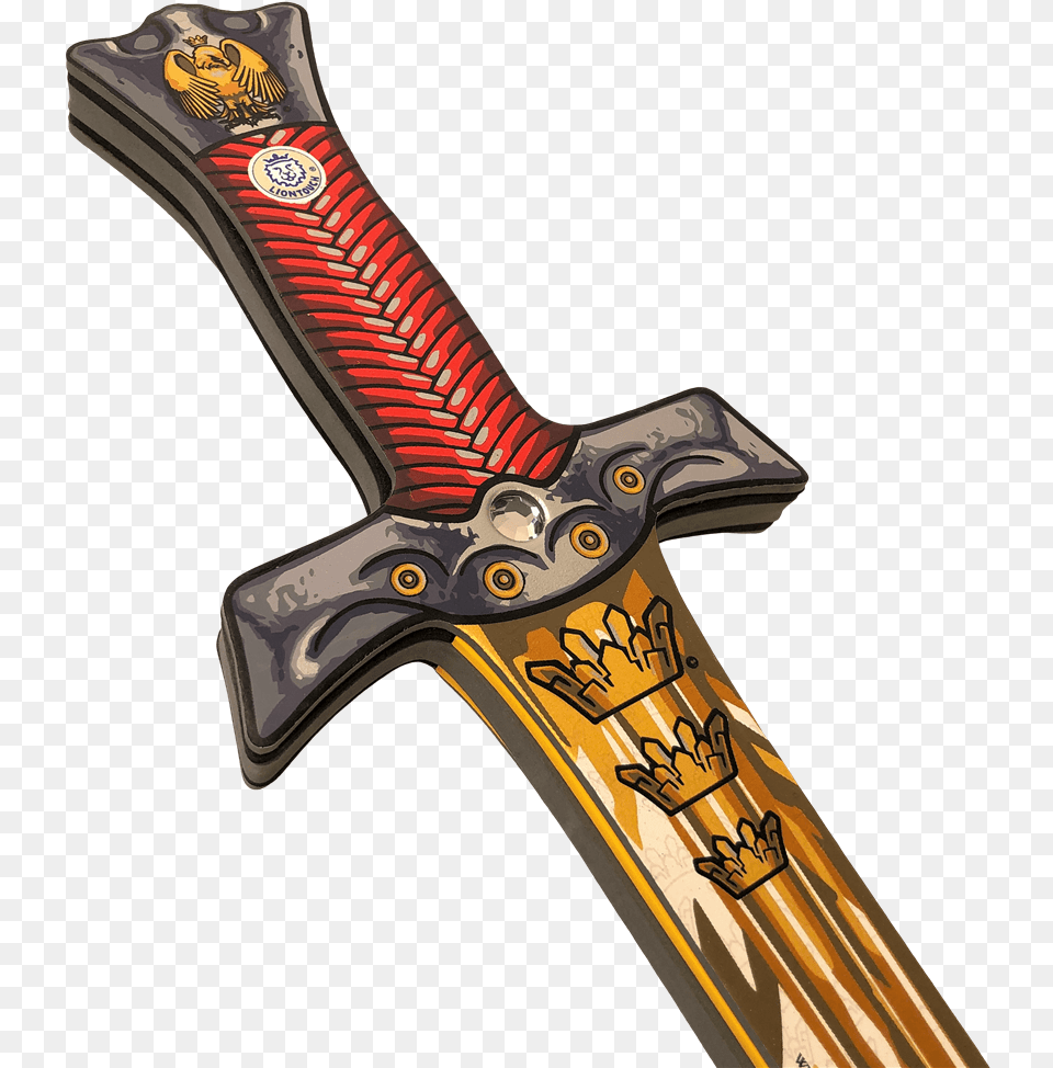 Knight Sword Golden Eagle Dagger, Blade, Knife, Weapon Png