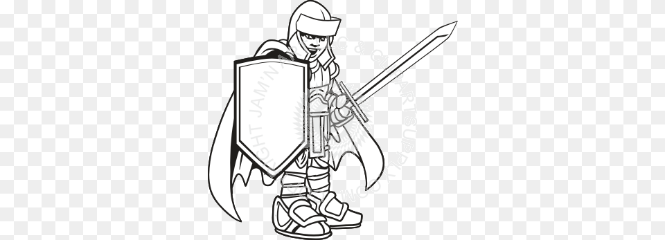 Knight With Shield, Person, Adult, Male, Man Free Png Download