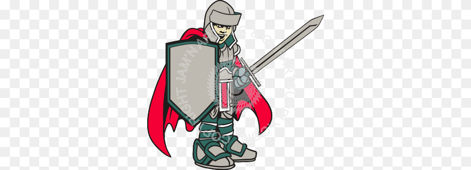 Knight With Shield In Color, Baby, Person, Face, Head Free Png Download