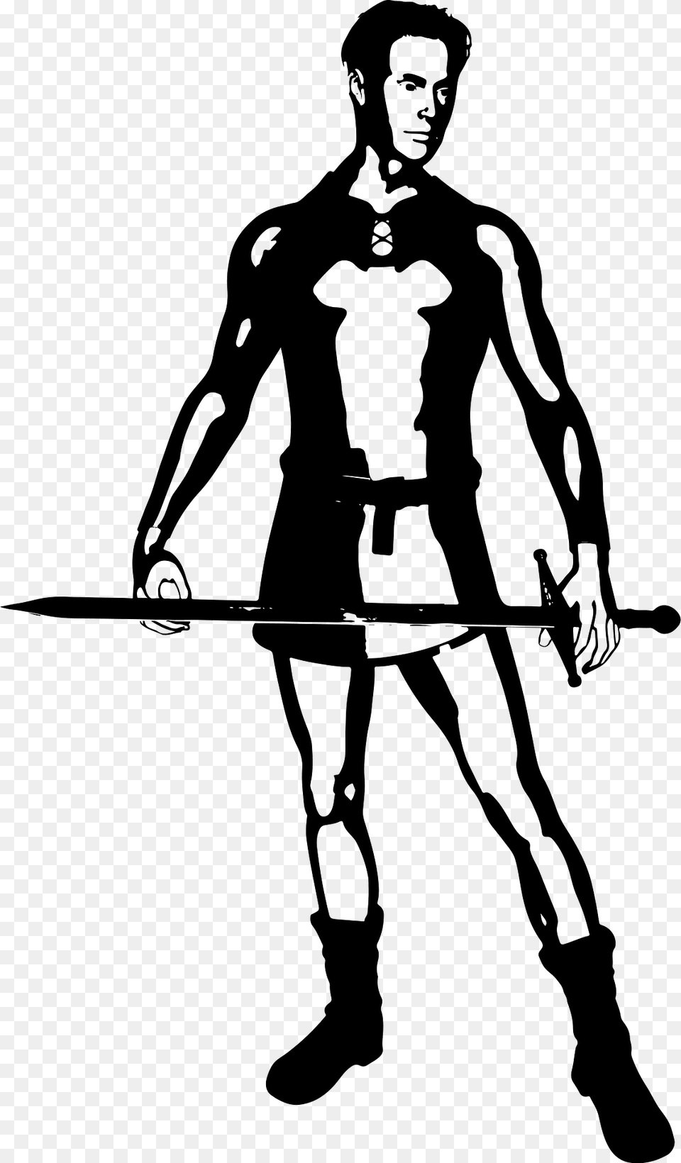 Knight With Sword Clipart, Adult, Male, Man, Person Png
