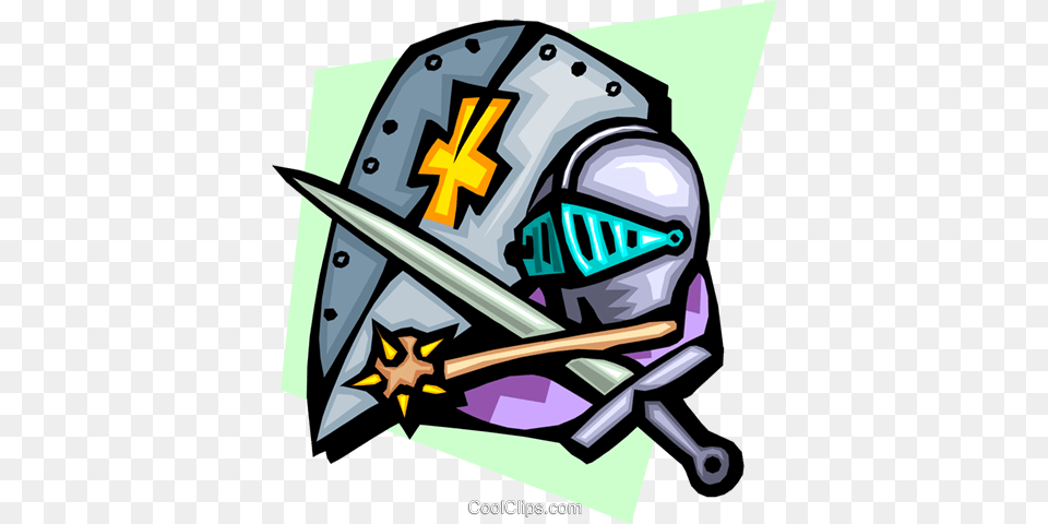Knights Armor Royalty Vector Clip Art Illustration, Ammunition, Grenade, Weapon Free Png Download