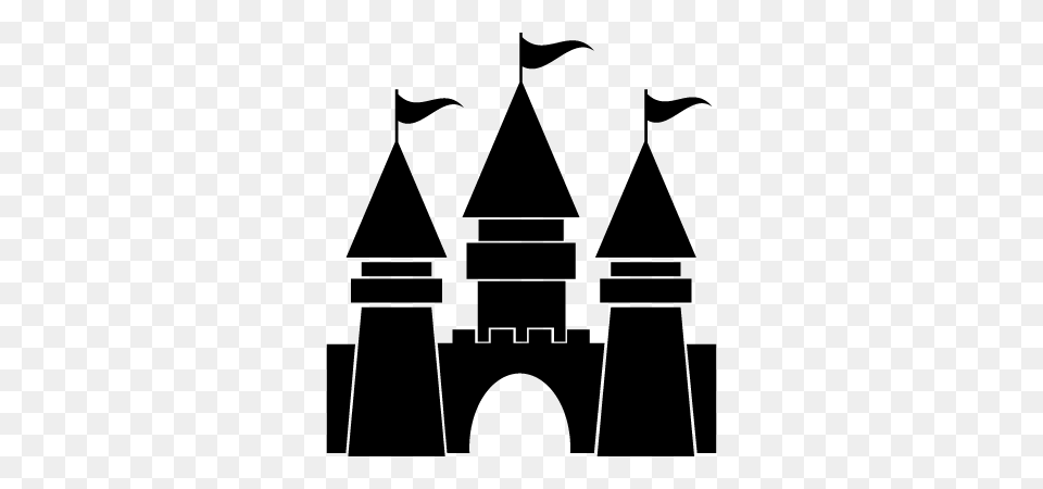 Knights Castle Wall Wall Art Decal, Stencil, Architecture, Building, Spire Free Png