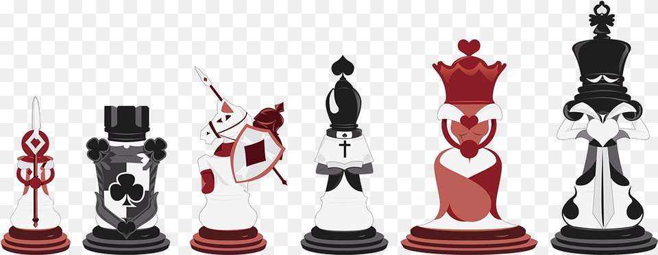 Knights Clipart Clipart Chess Alice In Wonderland Chess Cartoon, Game, Person Png Image