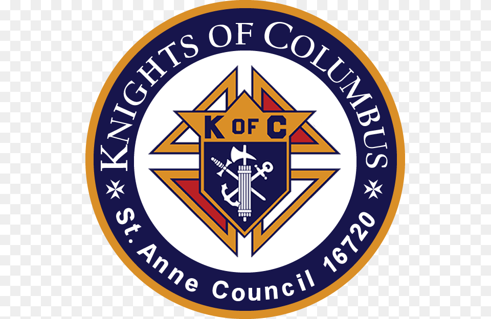 Knights Of Columbus Council Emblem, Badge, Logo, Symbol, Can Png Image