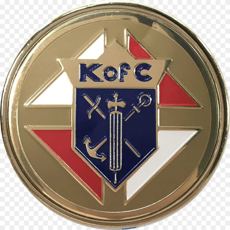 Knights Of Columbus Emblem Solid, Badge, Logo, Symbol Free Png